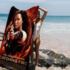 Movie The H-hunger Games Classic Microfiber Printed Beach Towel Mountain Climbing Yoga Beach Running Absorbent Soft Towel