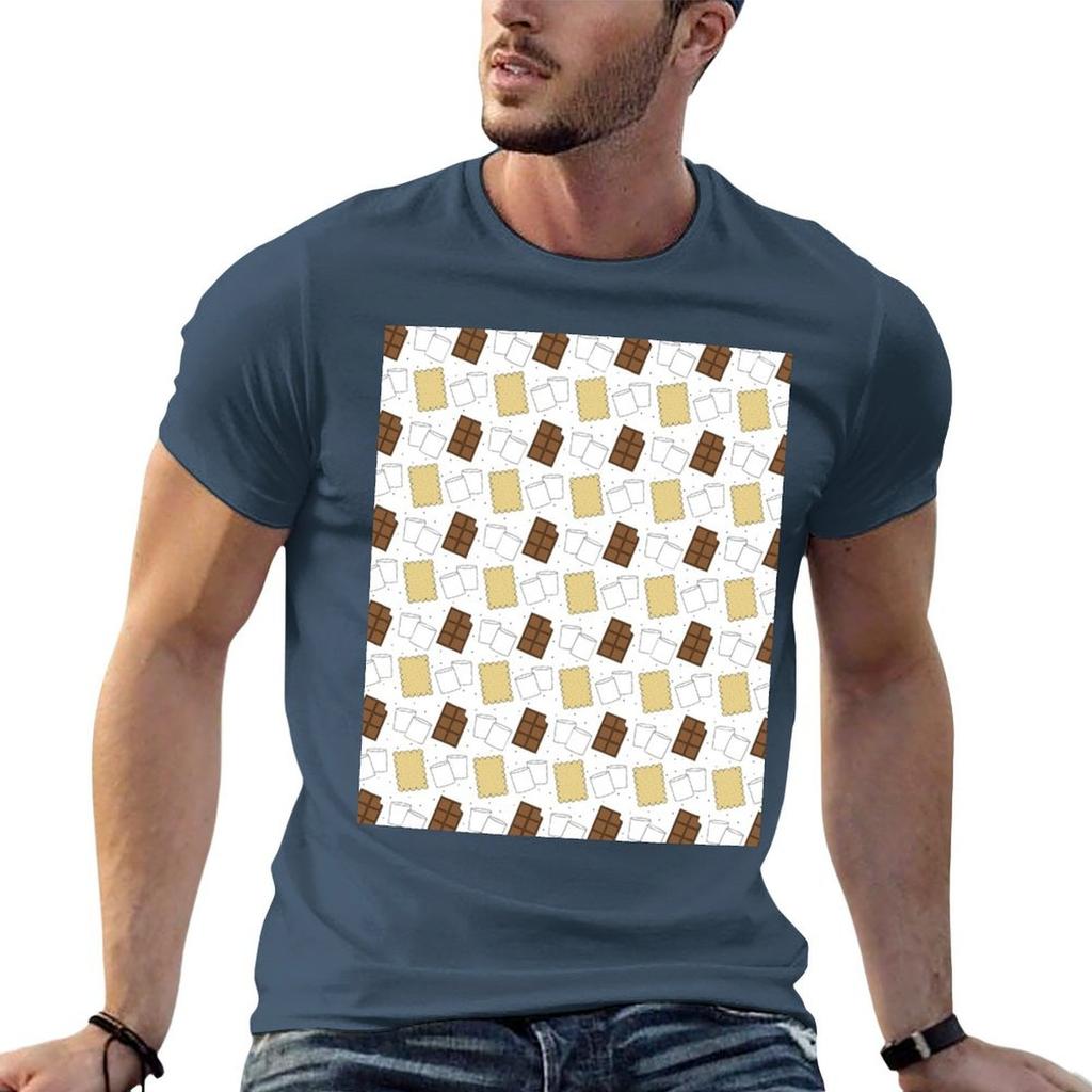 Make me some smores TShirt Trendy Print Short Sleeve TShirt