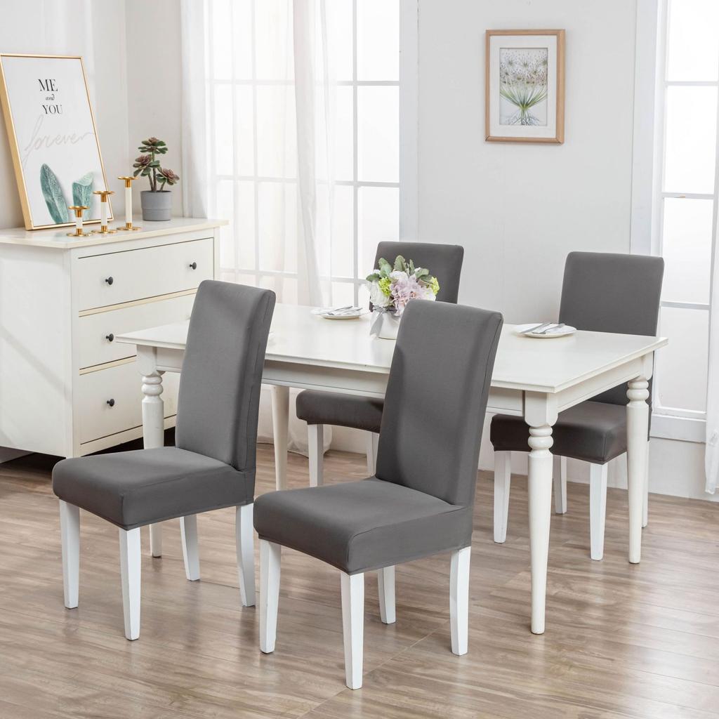 New Color High Gram Heavy Printing Elastic Backrest Integrated Chair Cover Household Hotel Anti-Fouling Dining Table Chair Cover