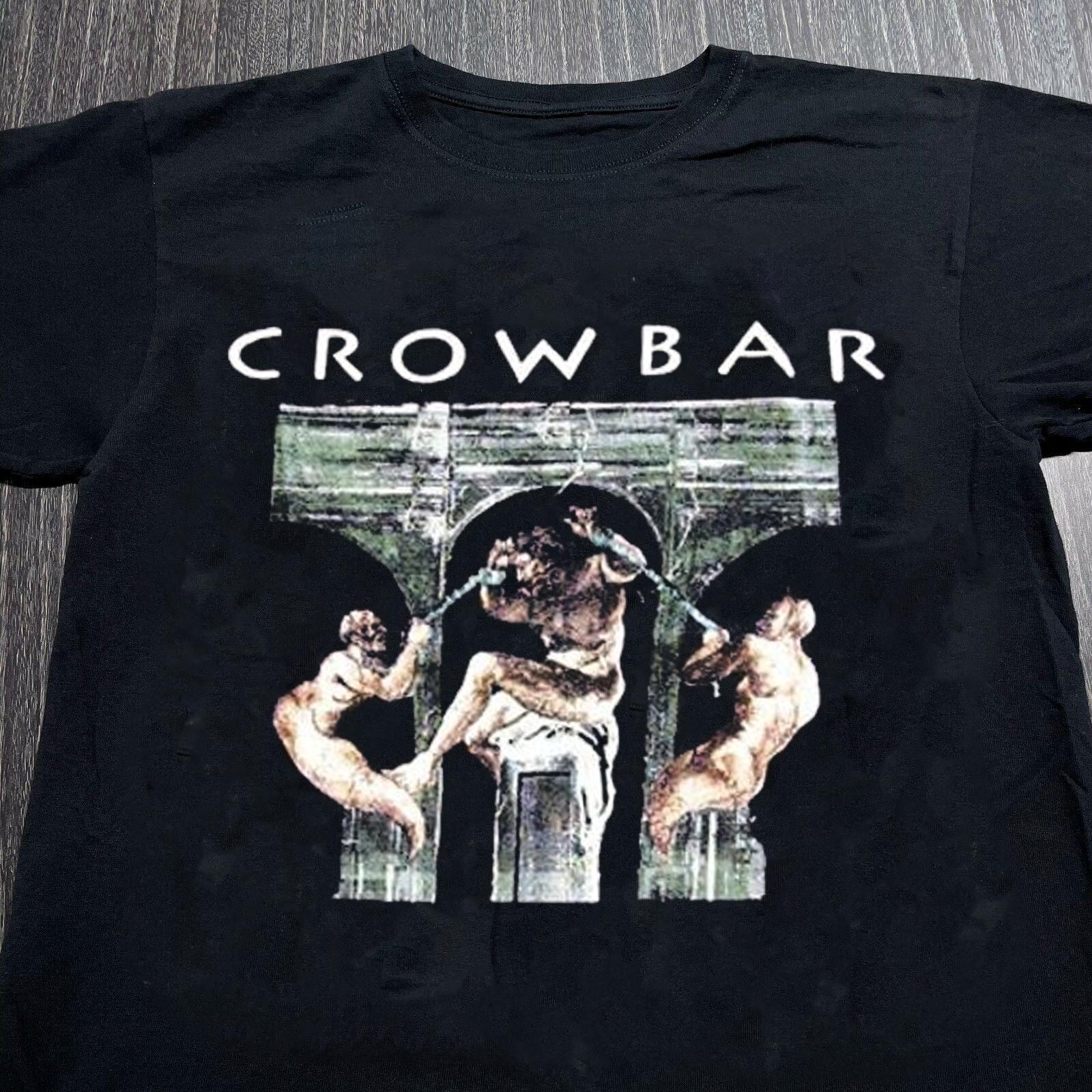 Rare Crowbar Band Cotton Gift For Fan Black S-4XL Unisex T-shirt XXXXL