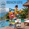 1PC Maisy-Mouse Beach Towel for Adults/Family ,Beach Towel, Ultra Absorbent Quick-Drying Pool Towels for Travel, Swimming, Camping Gift