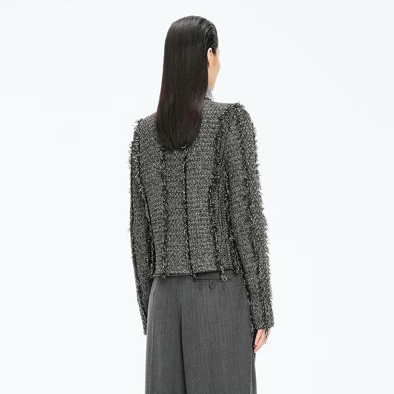 JNBY 2025 Autumn Round Neck Cardigan Sweater