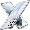 Galaxy S21 Ultra Case Transparent Protective Case Extremely Thin Bumper In Soft Tpu - XY
