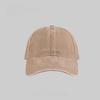 Classic Cotton Baseball Cap With Curved Brim And Embroidered Alphabet For All Seasons Sun Protection