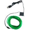 5M/3M/1M Car LED Atmosphere Light DIY Flexible Glow EL Wire Neon Cable Wire USB Lamp 2.3MM LED Strip Car Interior Lights