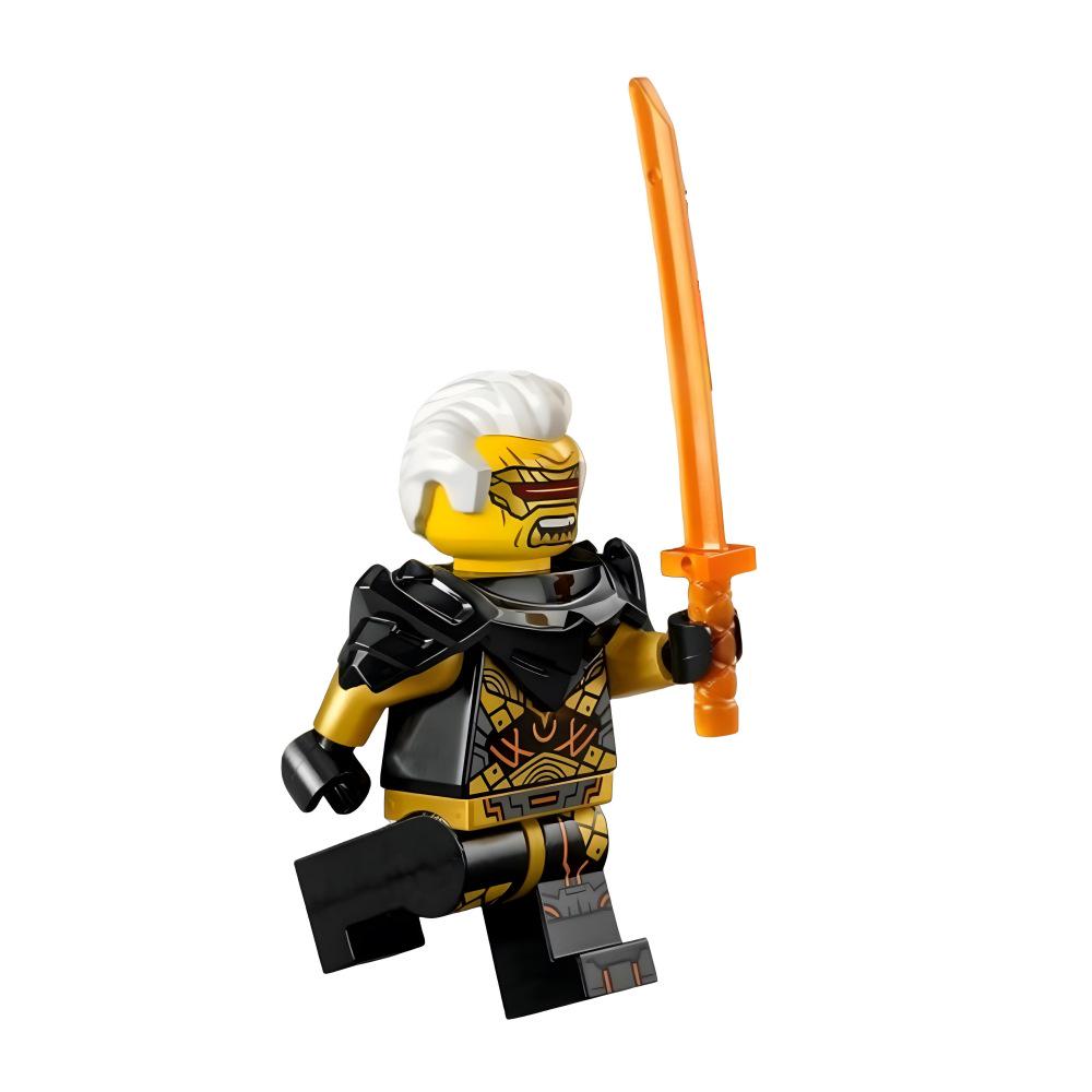 Kai Season 17 Ninja Minifigure Blocks - Phantom Lloyd, Kosora Alinzan, Lego-Compatible Building Toy
