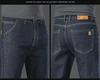 Jeans da Uomo Invernali a Vita Alta Larghi Dritti in Velluto - Pantaloni Comodi di Qualità per Papà di Mezza Età