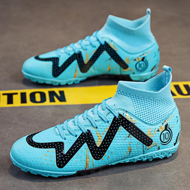 Foreign trade football shoes men's children's broken nail shoes tf adult primary and secondary school students training shoes women's football shoes