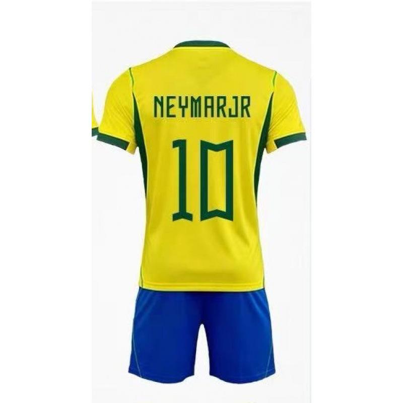 2026 World Cup Jersey Brazil National Team Jersey Neymar Vinicius Children's Adult Suit Football Jersey