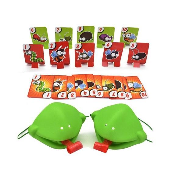 Flower Garden Frog Mask Board Game Toy, 1+1 Set