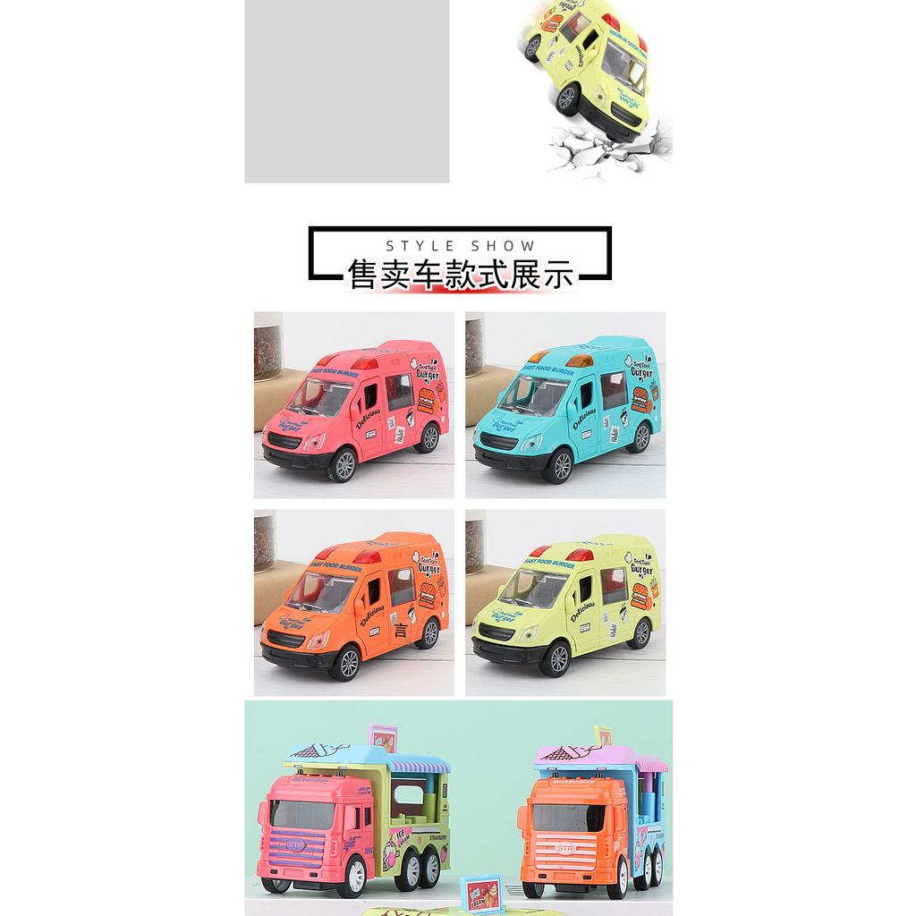 Modellino di Macchina Giocattolo a Inerzia - Macchina per Bambini per Ragazzi per Live Streaming, Design a Scatola del Gelato
