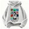 Kinderkleding Warme Kinder Hoodie Herfst/Winter 2026 Michael Jackson Print Unisex Hoodie Sweatshirt Retro Popicoon Grafisch Topje