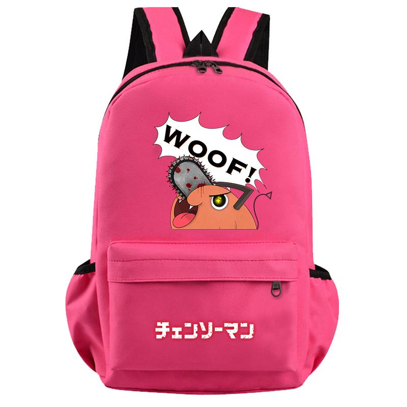 Anime Chainsaw Man Rucksack für Jungen Mädchen Hildren Zurück zur Schule Schultasche Student Kawaii Rucksack Luffy Nami Lysop Leichte Taschen