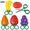 1Pc Children Scissors Fruit Shaped Safety Scissors for Children's DIY Handmade Craft Paper Cutting Tool