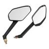 2pcs Handlebar Bike Mirror Scratch Resistant Glass Lens 360 Degree Ajustable Safe Rearview Mirror for Mountain City