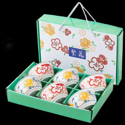 Minimalist Floral Ceramic Tableware Gift Set