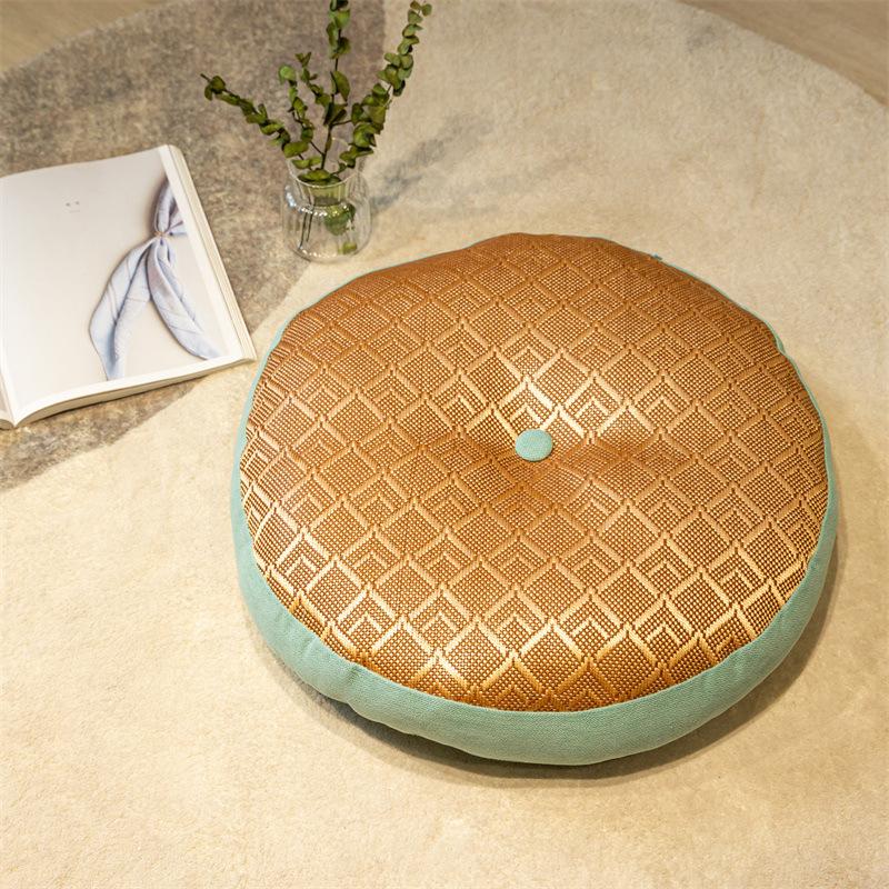 

Круглые напольные подушки в японском стиле, пуф, татами, ротанговый футон, подушка для медитации, подушка для поклонения, подушки для сидения для занятий йогой, декоративный пуф, табурет