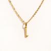 Charms Heart Initial Necklaces for Women,Gold Plated Letter Pendant Necklace, 26 Capital A-Z Stainless Steel Jewelry