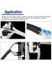 3/8meters Cable Sleeve Pet Braided Insulated Sleeving 3mm~32mm Self-closed Sheath Wear Resistant High Protection Wire Organizer
