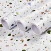 Terrazzo Solid Color Waterproof Self Adhesive Wallpaper  For Living Room Kids Bedroom Decor Vinyl Kitchen Cabinet Contact Paper