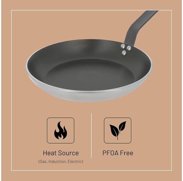 De Buyer Choc Resto Induction 24 Cm Frying Pan (8480.24)