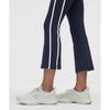 Lululemon Nulu Sporty Trim Mid Rise Flared Pant Club Blue White