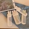 Kawaii Anime Miffy Rabbit Comb Cute Cartoon Portable Pocket Comb Smooth Hair Anti-static Multi-toothed Bangs Comb Gift for Girls