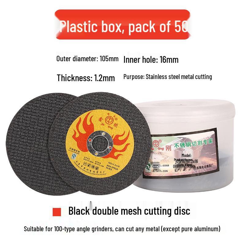 Stainless Steel Angle Grinder Cutting & Sanding Disc - 100mm Wheel for Metal Grinding