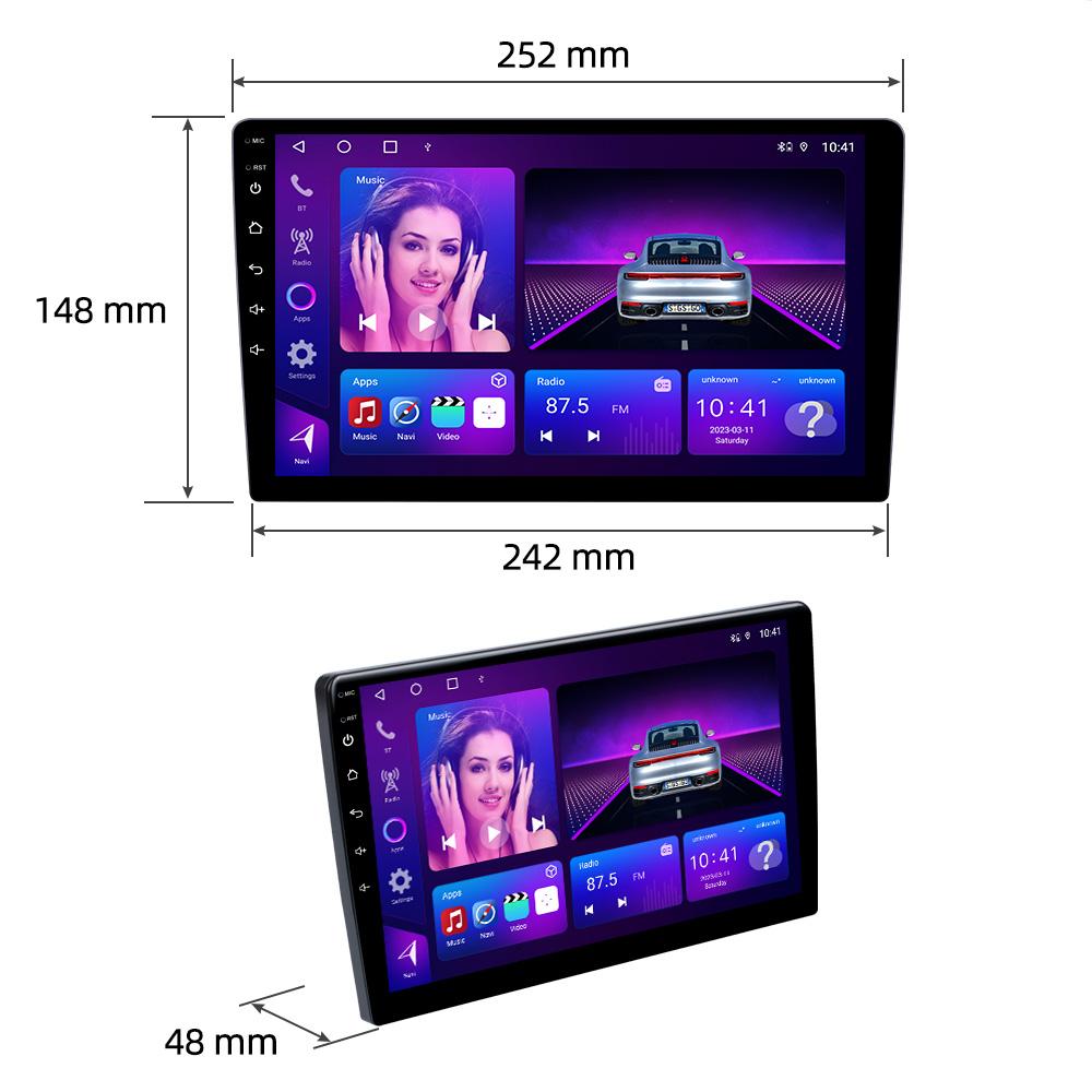 9“ Android 13 For Nissan Pathfinder R51 2004 - 2014 Car Radio Stereo Multimedia Video GPS Navigation Player QLED screen BT 5.0