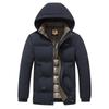 Peimeng Men's Casual Zip-Up Detachable Hood Jacket