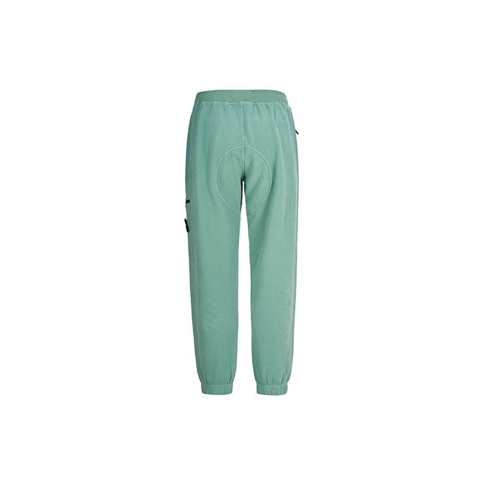 Stone Island FW22 Solid Color Logo Label Casual Sports Pants Men pants Light-Green 771561251-V0055