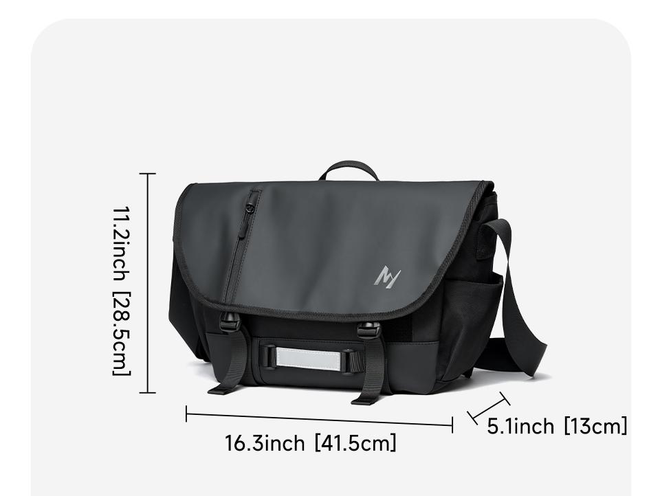 Messenger Bags Men Multifunctional Crossbody Bag Waterproof Casual Sling Bag Large Capacity School Crossbody Travel Bussiness
