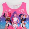 Demon Slayer Digital Print Girls' Dress Girls' Bowknot Gown Dress