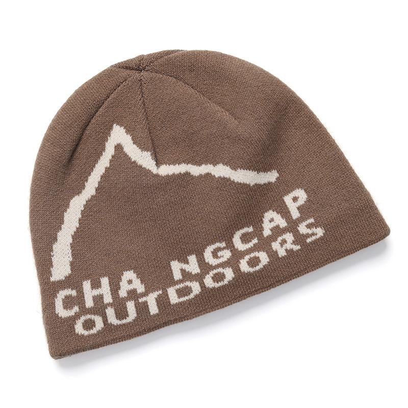 Mountaineering cold hat women's season skiing climbing wool hat outdoor warm knitted ear protection small knitted hat