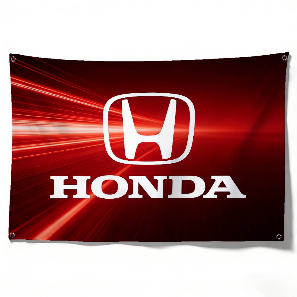 

Motorcycle For HONDA Premium Flag 120g Polyester Eco Friendly Print Waterproof Wear Resistant Home Party Decor Banner 50x70cm