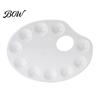 Multipurpose Color Tray Paint Palette, Ten-hole Mixing Tray, Durable Thickened Student Painting Tools Plastic Art Supplies, for Watercolor Acrylic And