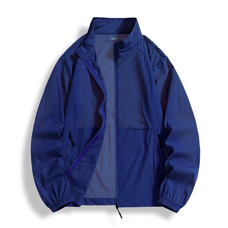 2026 Trendy Men's Lightweight Stand Collar Jacket - Spring/Autumn Casual Outerwear