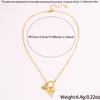 European and American Love Devil's Eye Diamond Necklace K Plated Real Gold Retro Collarbone Chain Light Luxury Eye Necklace