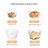 MARYYA Disposable Round Food Containers with Lids, 1000ml, 50-Pack