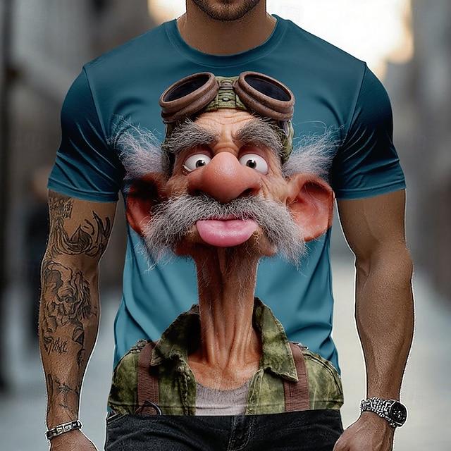 

Casual Street Style Summer 3D Print Large-sized Men s T-shirt Quick-drying and Breathable Suitable for Daily Wear XXS