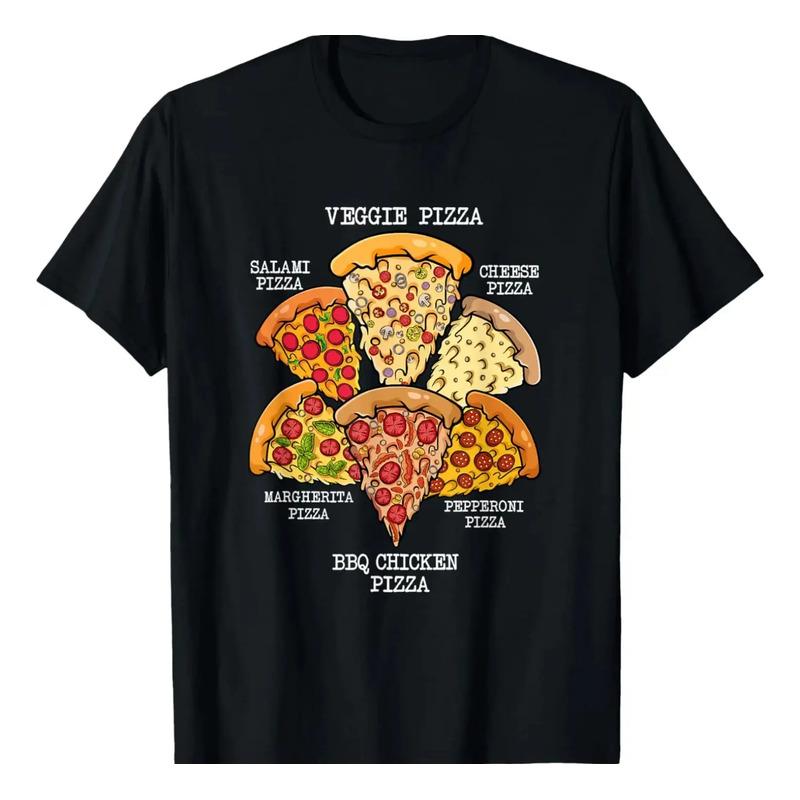Camiseta Americana Pizza Connoisseur Italian Pizza Lover S разноцветный