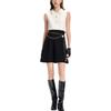 Karl Lagerfeld Color Block A-Line Sleeveless Dress Women Dresses Black White M21E1314