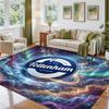 Tottenham Hotspur Design Crystal Velvet Rug Soft Decorative Mat for Bedroom Entrance