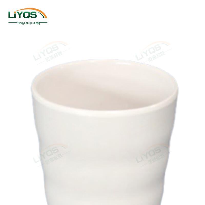 White Melamine 3-inch Smooth Cups, 5-Pack