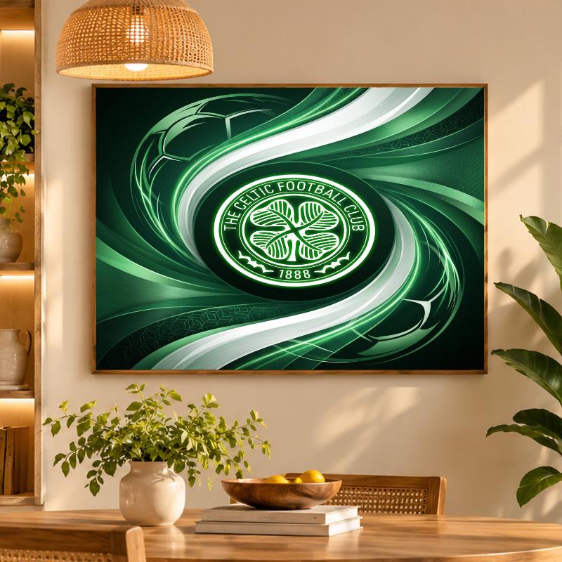5D Diamond Painting Celtic FC DIY Full Drill Diamond Art Kit Home Decoration