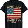 One Big Beautiful Bill American Flag Graphic T-shirt