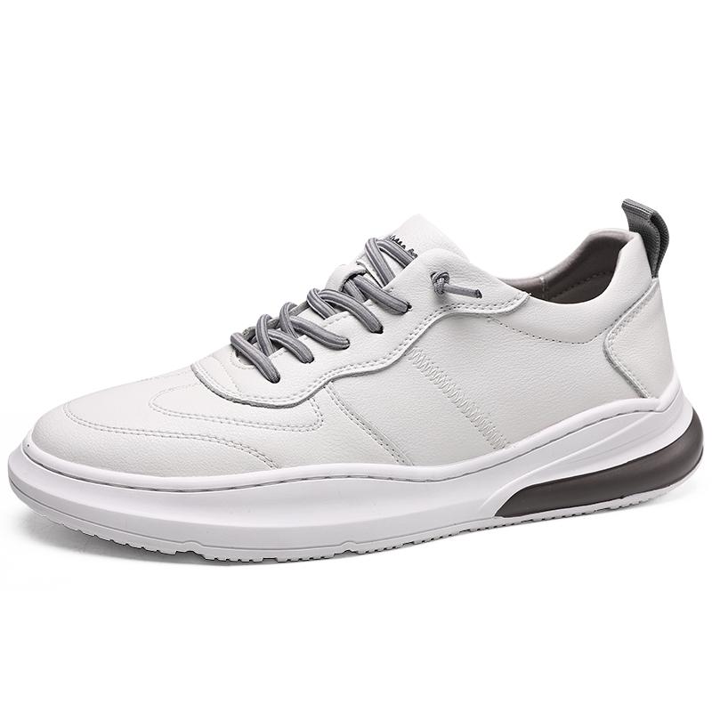 Fashion Italian Fashion Breathable Men Sneakers Outdoor Casual Leather Hiking Shoe Antiskid Skateboarding Shoes Brand Designer Flat Shoe