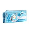 Egg Party Multi-layer Pencil Case - Dora Style Large Capacity Stationery Bag for Boys