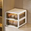 Drawer-Type Underwear and Socks Storage Box: Three-in-One Compartment Organizer