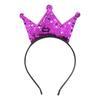 Sparkling Sequins Crown Hairband For Girl Birthday Party Glittering Headwear Toddler Birthday Party Hair Accessory
